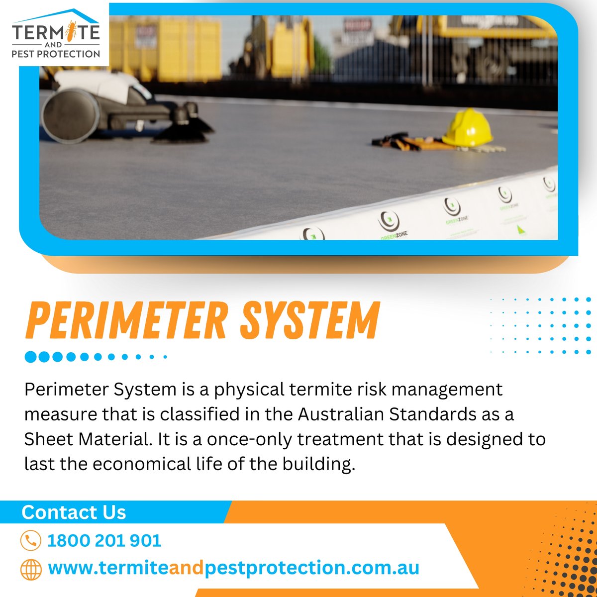 PestAnd55771's tweet image. 🏠 Perimeter System: A vital, long-lasting termite defense as per Australian Standards.
.
📞 +61 1800 201 901
📧 info@termiteandpestprotection.com.au
🌐 termiteandpestprotection.com.au
.
.
#termite_and_pest_protection #perimetersystem #pestprotection #pestcontrol #pestcontrollife