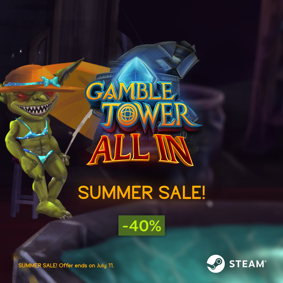 indiebuildteam's tweet photo. Hot hot hot🥵🌶️🏖️

https://t.co/ZlgiNMWEGT

#SummerSale #steam #gambletower https://t.co/D4AD3e0D2H