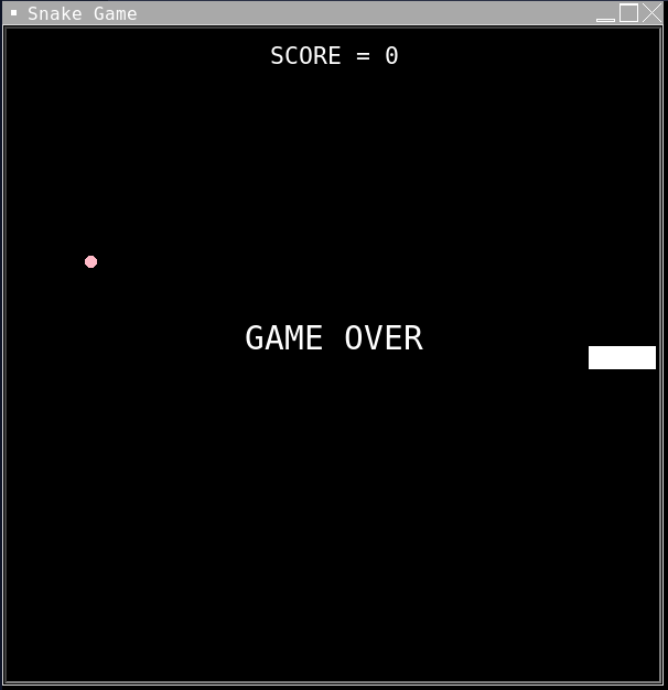 KomalPapanwar's tweet photo. Day 21 of #100daysofcodeangelayu                       

Project 21: Snake game (Pt.2) 🐍     

Finally completed the classic snake game from the ground up. Took a lot of OOP 😬.

code code code 💪 https://t.co/kIpAI4luWN