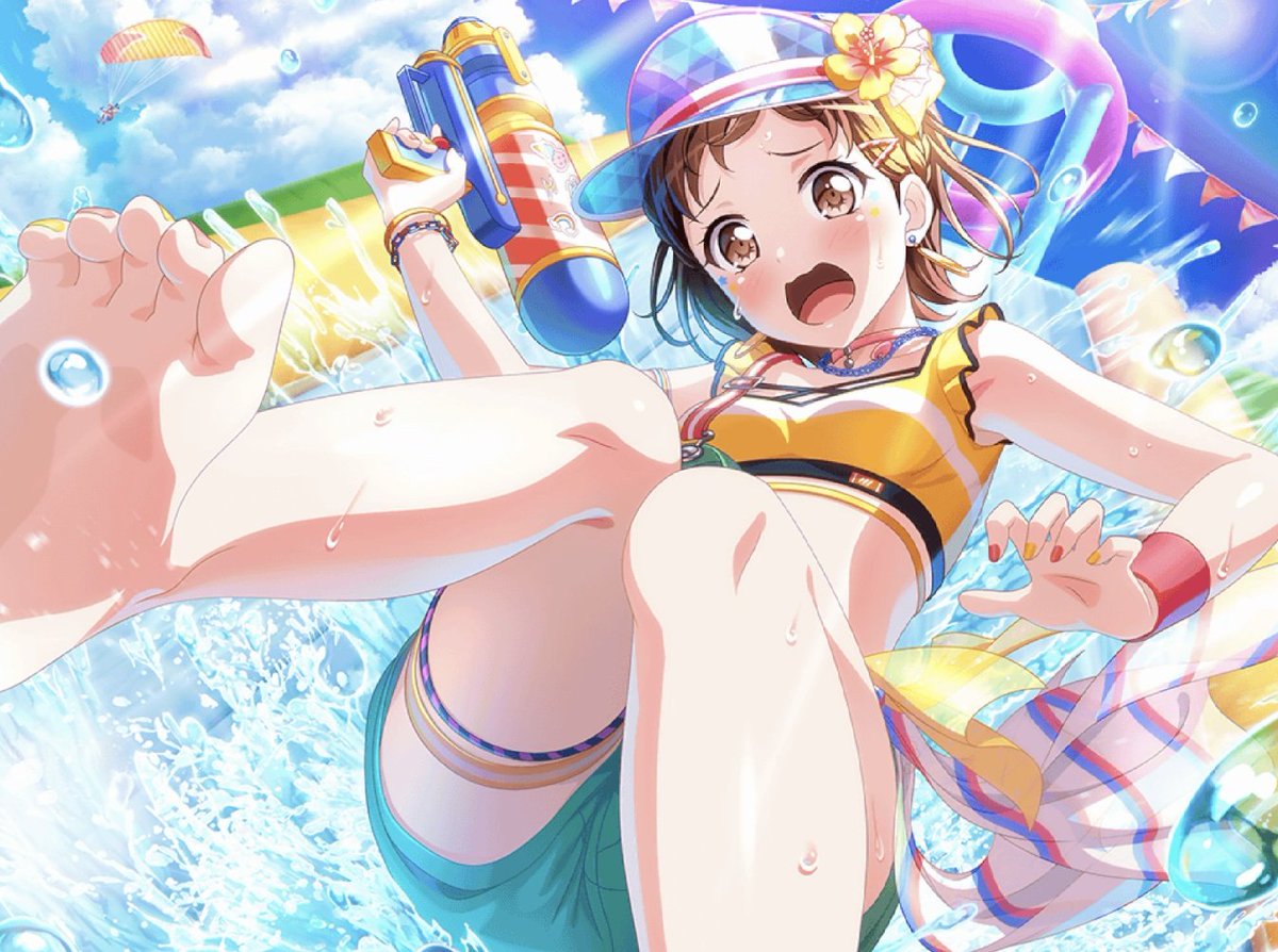 「つぐみさんこの頃から紗夜さんがいないときの水レジャーが緑だったわ」|散歩、ニンテンドーのファミリープラン(ರ-ರ)(•ᴗ•)(⁰▿⁰)🌙🌟☀のイラスト