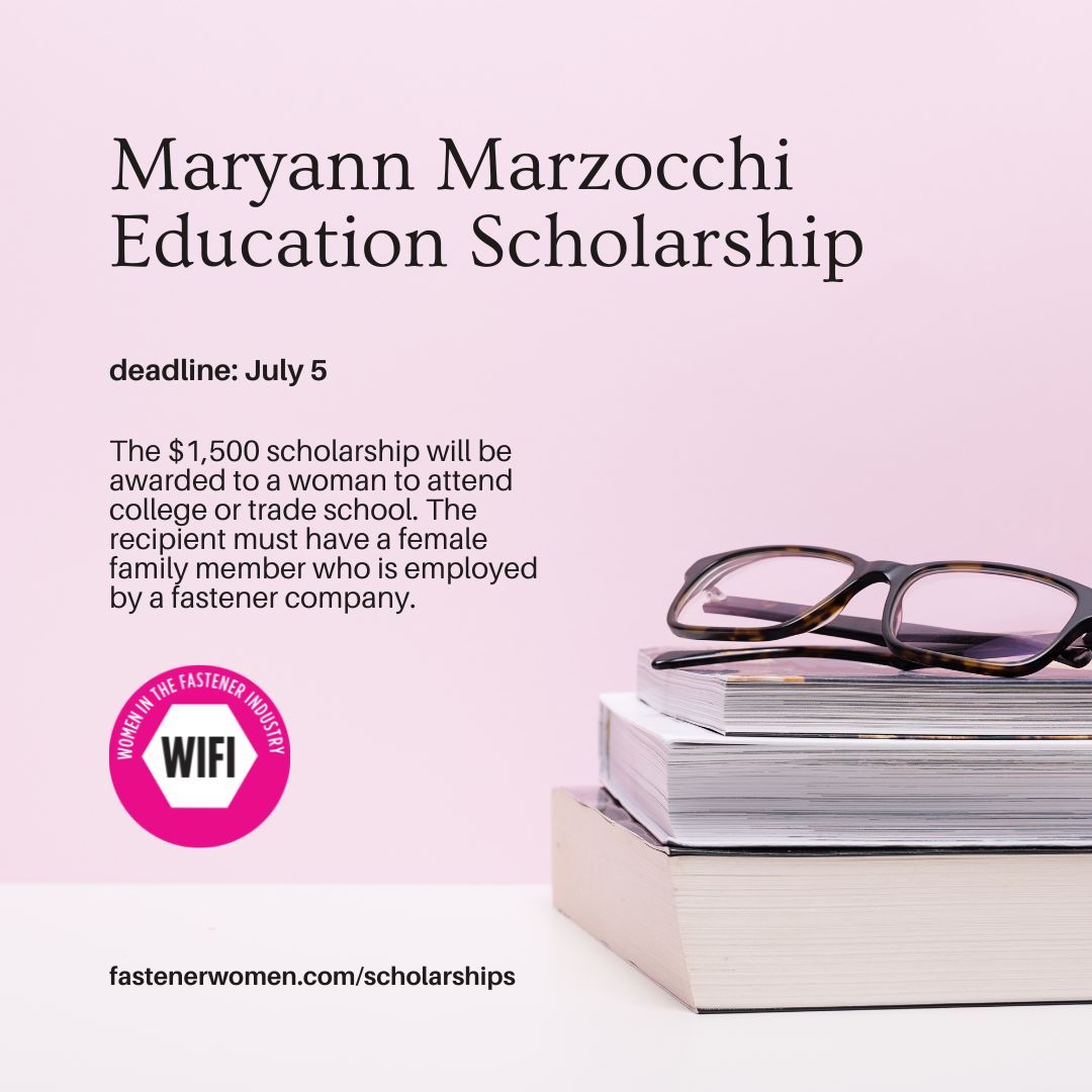 WIFI is here to support women in their educational journeys through the Maryann Marzocchi Education Scholarship. This $1,500 scholarship will help a deserving woman attend college or trade school.

Deadline to apply: July 5

buff.ly/41po2qW