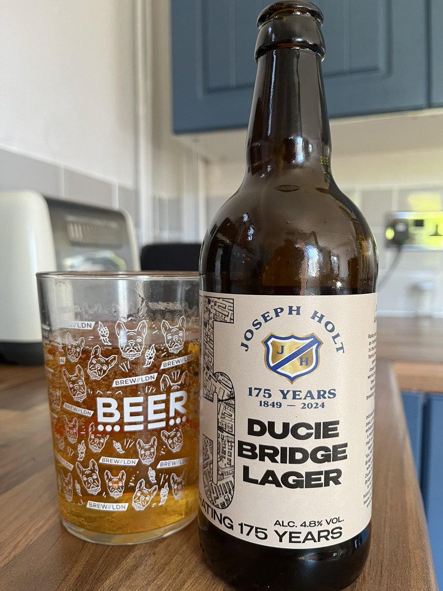 Happy 175th Birthday <a href="/JosephHolt1849/">Joseph Holt Brewery</a> you don’t look a day over 174! 🍻 great beer 😃 ☀️