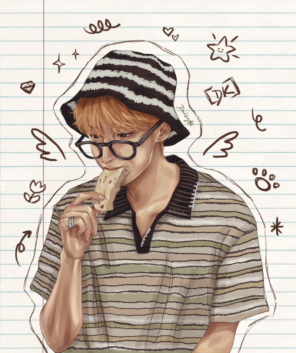 daisyflvr's tweet photo. dokyeom monching on some bread 🍞 

#DK #SEVENTEEN #세븐틴 https://t.co/sPTJNvbUdX