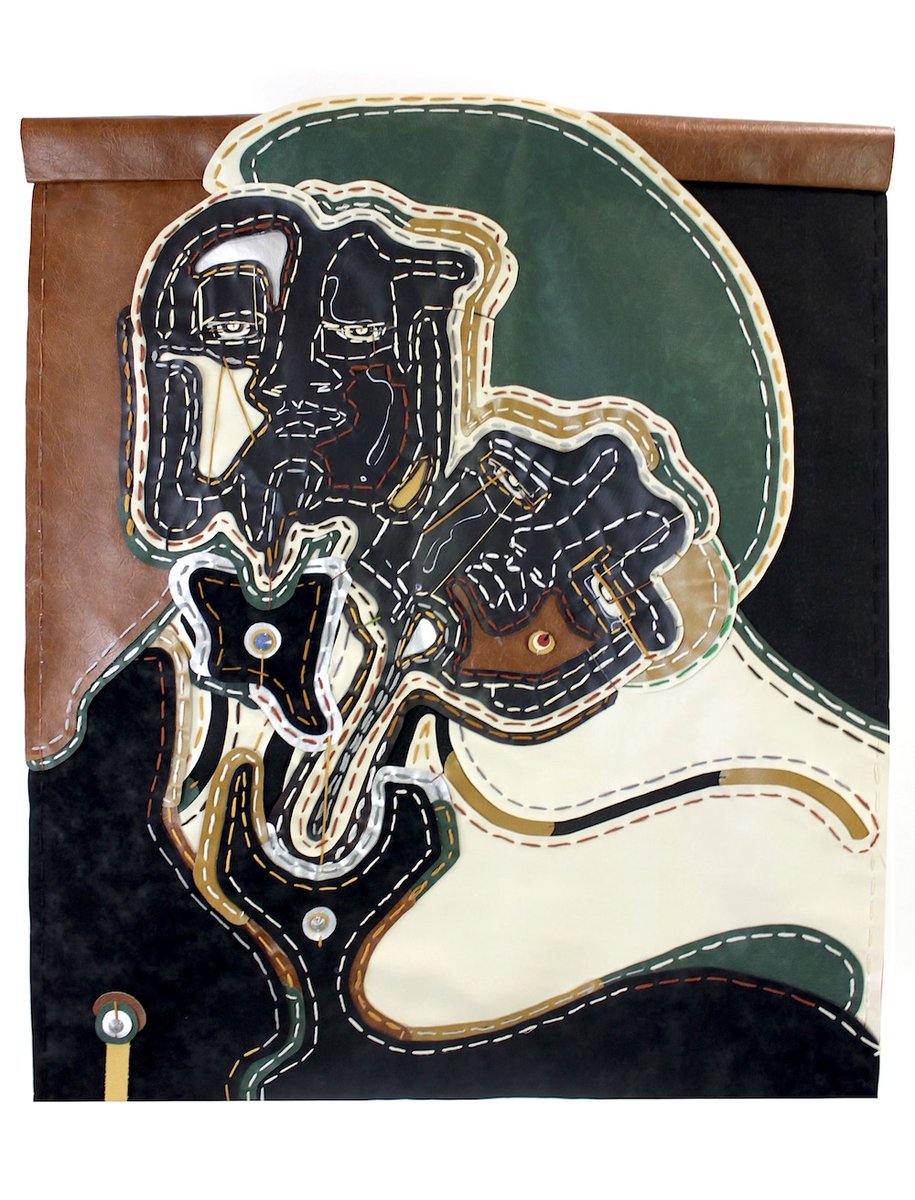 Elfreda Fakoya, One of us is from the past, 2024

#ElfredaFakoya #exhibiting #mixedmedia #artforsale