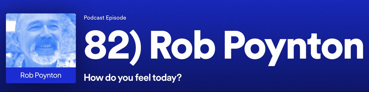 Listen: Rob Poynton discusses the best settings for conversations, being comfortably uncomfortable and slowing down on 'How do you feel today?' podcast <a href="/GarethDauncey/">Gareth Dauncey</a> #DoConversation #DoPause
🎧 -&gt; tinyurl.com/4jurhbfn