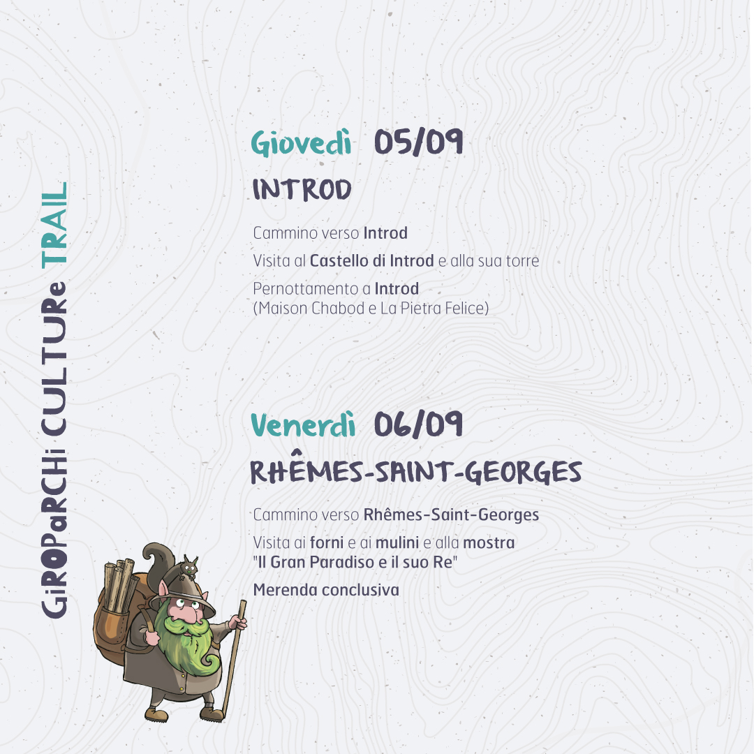 FGrandParadis's tweet photo. 🟡 Aperte le iscrizioni alla V edizione di #GiroparchiCultureTrail!

Il trekking in 🇬🇧 Inglese per bambini 9-11 anni si svolgerà dal 3 al 6/09, dando modo ai partecipanti di concludere l’estate alla scoperta del paesaggio del Gran Paradiso.

📯 Iscrizioni: https://t.co/mHNv7nSxtO https://t.co/hgWoM4kkDd