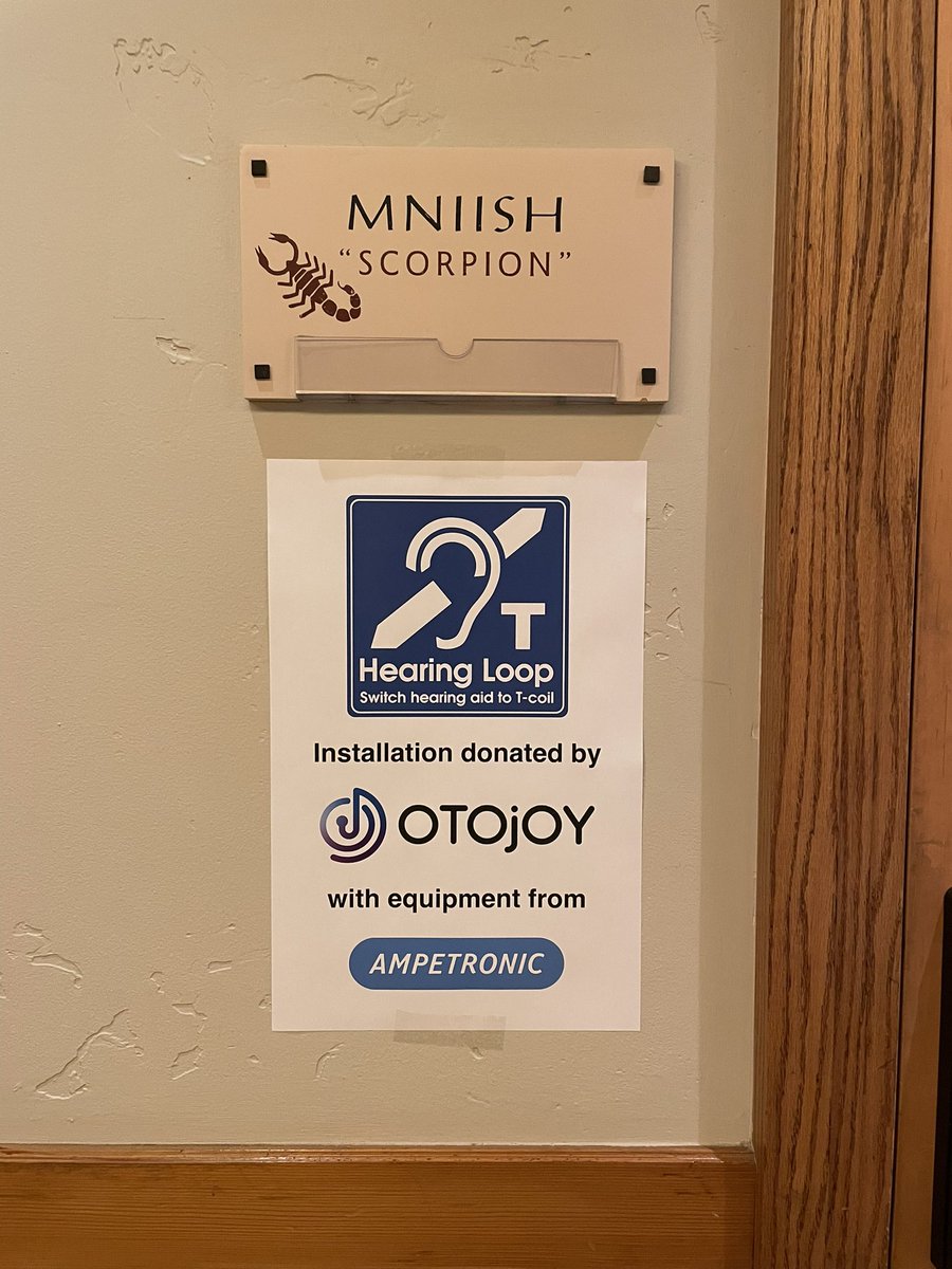 Thank you to <a href="/OTOjOYHearing/">OTOjOY</a> for generously providing hearing loops at the HLAA convention! 

Turn your hearing aid to T or telecoil mode to hear better at #HLAA2024. 

#HearingLoss #HearingLoop