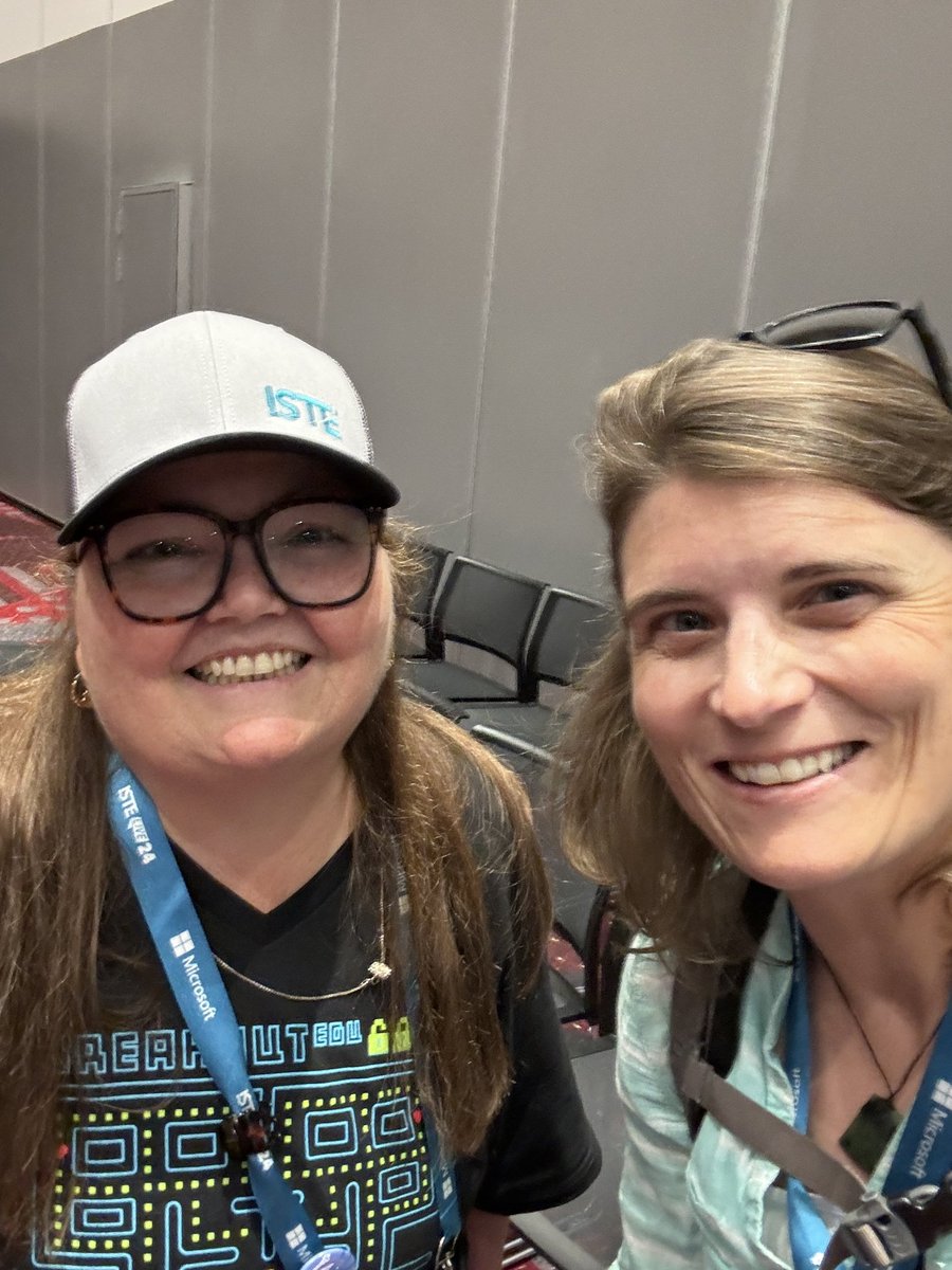 Oh goodness, did I get to reconnect with some awesome educators this week at #ISTELive24. For example: <a href="/yoyosciteach/">Patti Duncan</a>! I first met Patti at the <a href="/DiscoveryEd/">Discovery Education</a> Siemens STEM Institute back in 2010. Thanks for everything you do to support educators!
