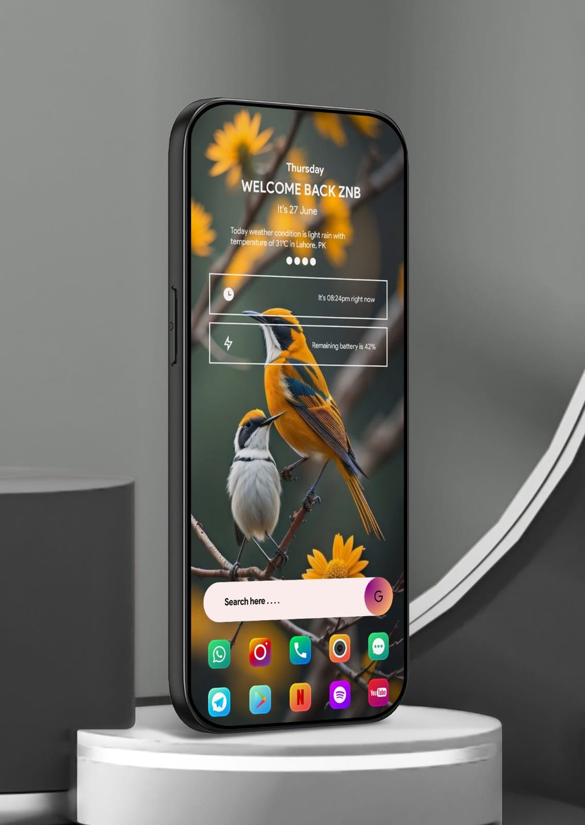 znbsetups's tweet image. setup:Innovative kwgt:
Wallpaper: (Love to Photography)
Icon:(juno)
setup detail on website
App link:
play.google.com/store/apps/det…
website:
znbsetups.com/2024/06/nova-l…
#AndroidWidgets #DreamyShadow #WallVision #HomeScreenSetup #Innovativekwgt
