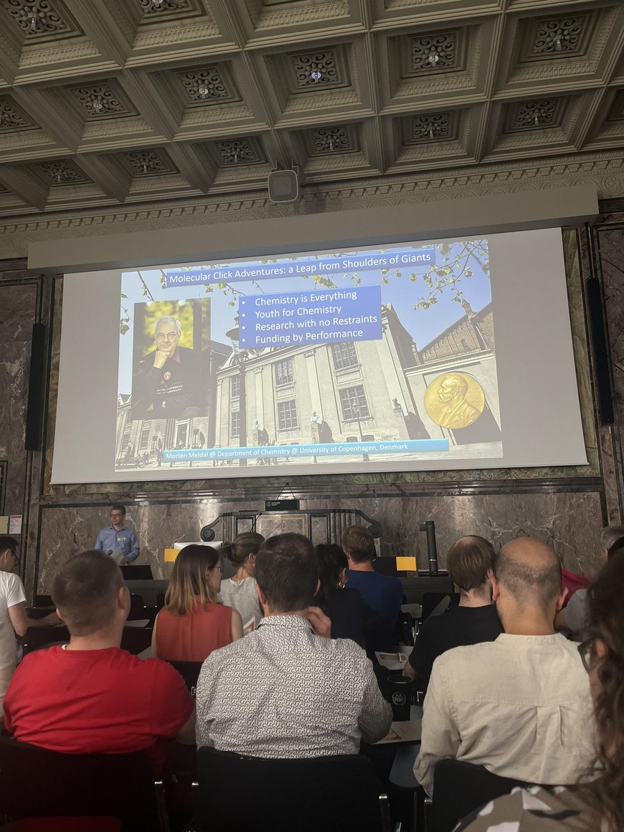 And that's a wrap on #ChemPosium 2024! 🙌🏼👏🏻 We were lucky to enjoy an inspiring lecture by Nobel Prize Laureate <a href="/MortenMeldal/">Morten Meldal</a> and our <a href="/paulawdr/">Paula Widmer</a> even won a poster price - congrats!♥️ Also a huge congratulations to awardees <a href="/isabellafer96/">Isabella Ferrara</a> (Poster) &amp; <a href="/erjung_chem/">Erik Jung</a> (Presentation).🥳