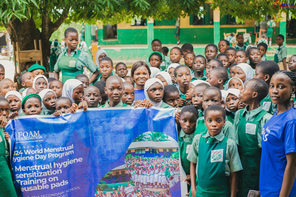 foamfoundation's tweet photo. Throwback to the first day of our World Menstrual Health Day Program, where we sensitized the students on menstrual hygiene and also answered their questions.

#MenstrualHygieneDay #menstrualhealth #FoamFoundation https://t.co/DTUfgX1siy