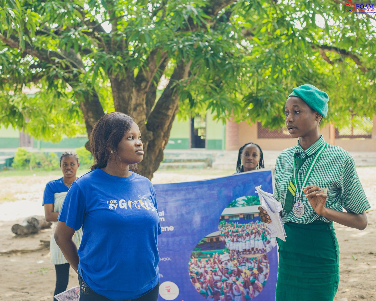 foamfoundation's tweet photo. We appreciate Terristiana Foundation - our official sponsor, The Girl's Pride Initiative for Sustainable Development, the Office of the Directorate for Gender &amp; Girl Child Empowerment (OGUN STATE), as well as our volunteers.
#MenstrualHygiene #menstrualhealth #FoamFoundation https://t.co/ilYvEM8ogL