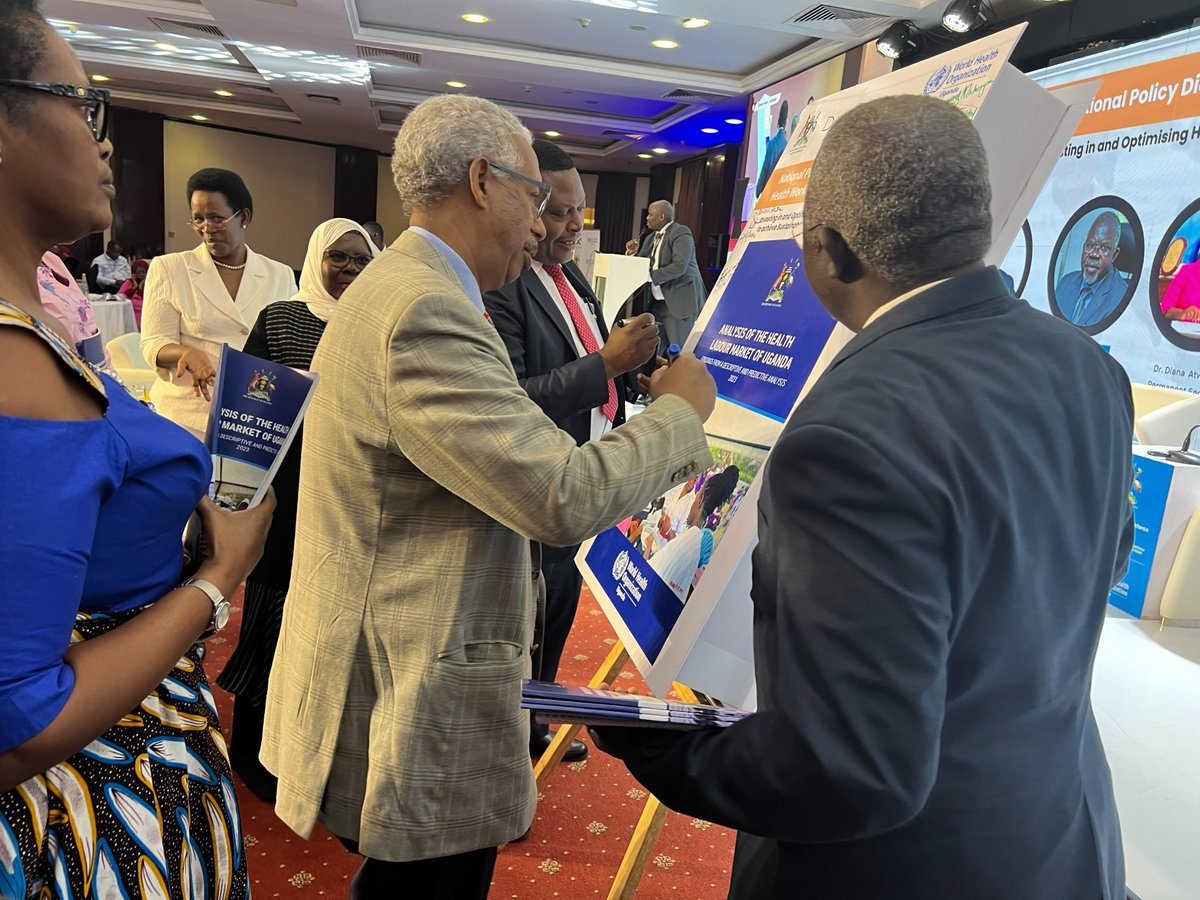 WHO African Region (@whoafro) on Twitter photo Today, the <a href="/MinofHealthUG/">Ministry of Health- Uganda</a>, with support from <a href="/WHOAFRO/">WHO African Region</a>, launched the Health Labour Market Analysis (HLMA).
Insights from the HLMA will help build consensus on optimizing Uganda's health workforce, driving progress towards universal health coverage.
Congratulations, Uganda🇺🇬! Today, the <a href="/MinofHealthUG/">Ministry of Health- Uganda</a>, with support from <a href="/WHOAFRO/">WHO African Region</a>, launched the Health Labour Market Analysis (HLMA).
Insights from the HLMA will help build consensus on optimizing Uganda's health workforce, driving progress towards universal health coverage.
Congratulations, Uganda🇺🇬!