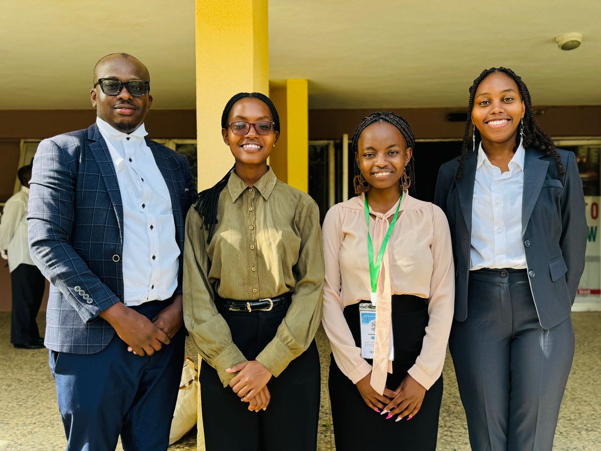 FirInitiative's tweet photo. And the finalists of the FIAE 2024 IHL Moot Court Competition are @uonbi from Kenya and @CavendishUg. University of Nairobi is represented by Lindsey Asiome and Mercy Kamau while Cavendish is represented by Pearl Katondwaki @MootUon @LawCavendish https://t.co/52ZwsRqwY9