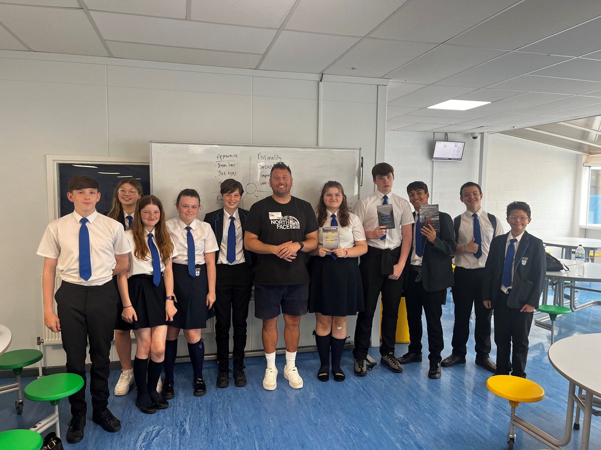 A brilliant year 9 PROUD day with author Nathan Parker!  #PROUD