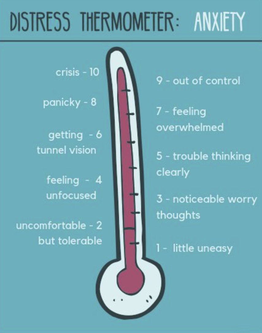 #SubjectiveUnitsOfDistress (SUDs Scale) helps us rate how we feel in each moment. This helps us validate our emotion and explain it to others if we need to. You can create a scale out of 10 for each emotion as a journalling exercise. #DBTSkillForTheDay