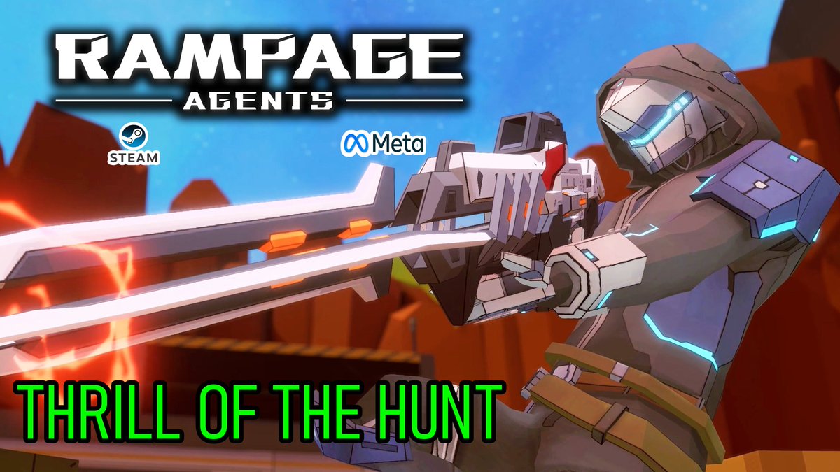 PlutoVRStudio's tweet photo. ⚡️🌟 Challenge yourself in Rampage Agents! This futuristic VR game will test your strategic skills and competitive edge. Are you ready to be the best? 🎮🌌 
-
Join our Discord: https://t.co/XcAXVh69K2
#RampageAgents #VRCompetitive #FuturisticAction #TechWarriors https://t.co/mOy5FsIe2K