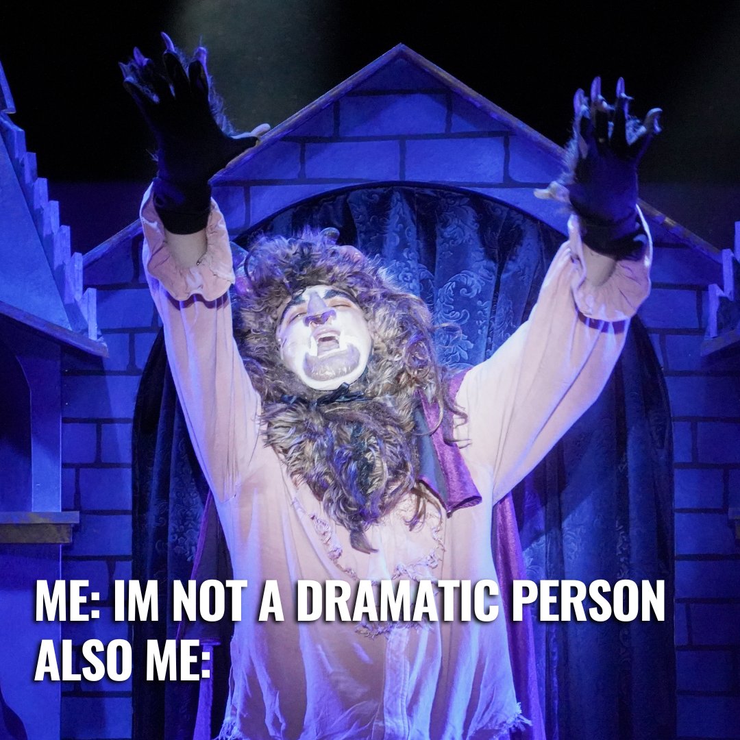 PlaysInThePark's tweet image. The Beast says he’s not dramatic... Belle might disagree! 😂 Don't miss their epic performances in 'Beauty and the Beast'. Now until June 29. bit.ly/3rH26Zw 

#meme #NotDramatic #BeastAndBelle #plays #musicals #beautyandthebeast #acting #playsinthepark #middlesexcounty