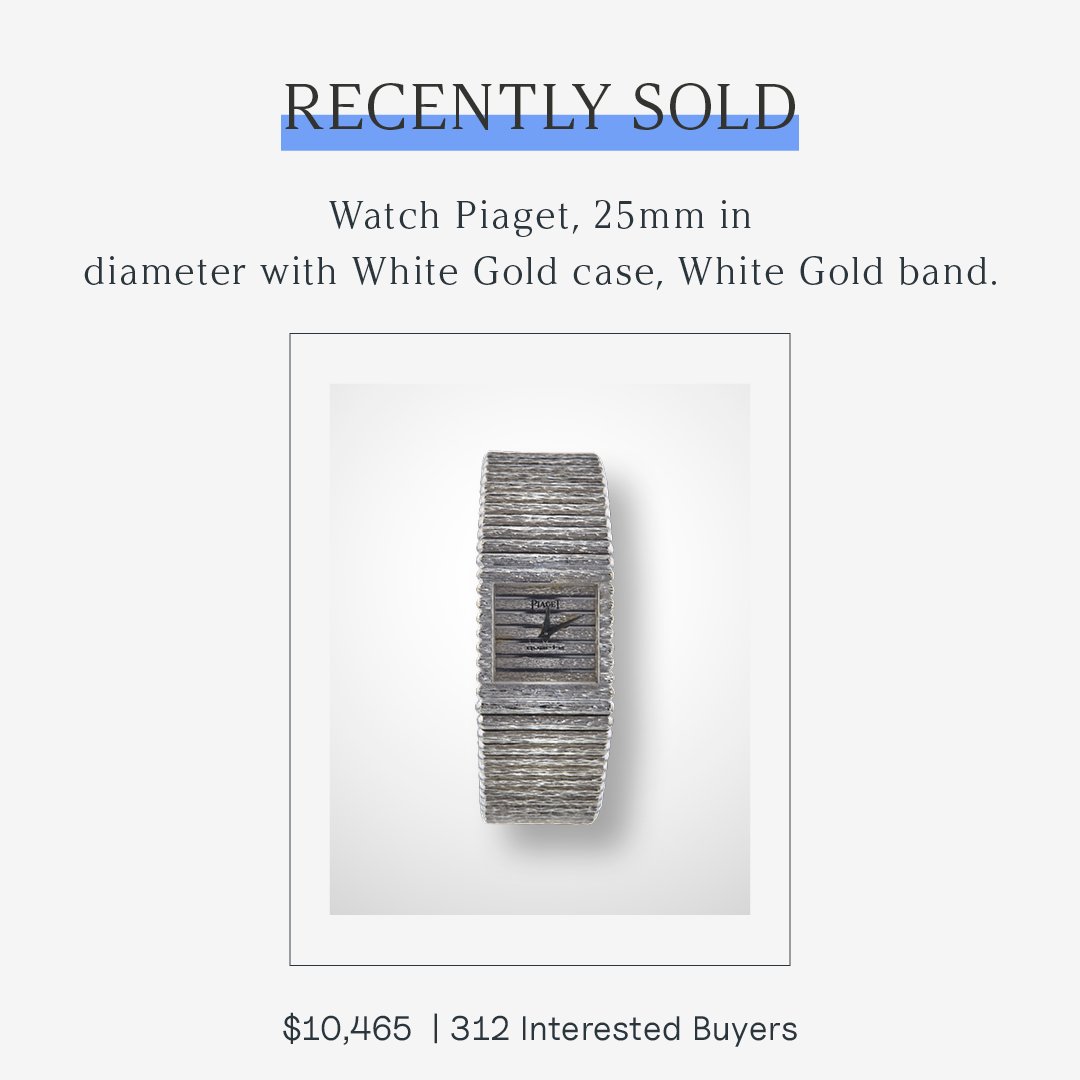 wearesoworthy's tweet photo. Did you know that Worthy also auctions luxury watches? With our exclusive network of buyers, we are able to get our clients top dollar for their timepieces. Take a look at some watches that have sold recently! https://t.co/QtVD0JNXyx