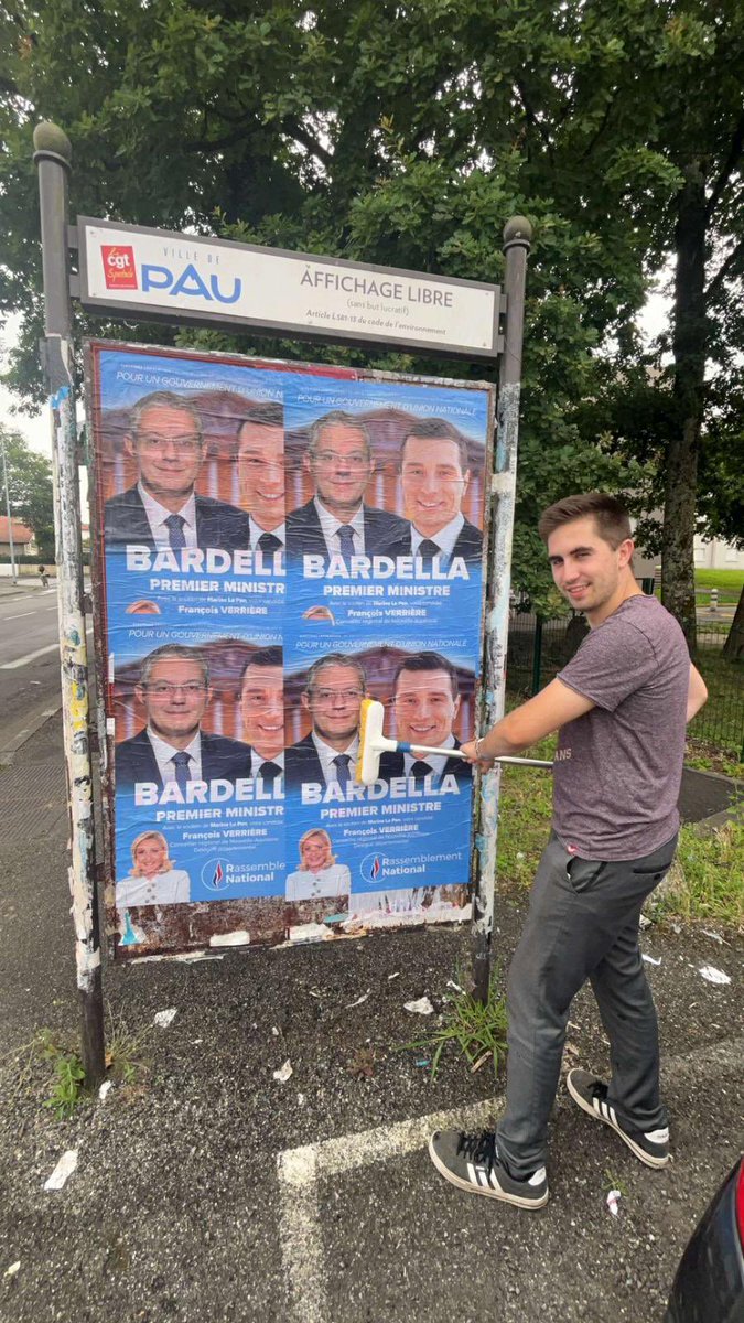 Verriere_F's tweet photo. #Pau, #Denguin, #Momas, #Uzein, merci à tous d'avoir occupé le terrain de la #Circo64001 du 64, en avant pour le deuxième tour et la gagne !
#BardellaPremierMinistre https://t.co/c4r3sK1zog