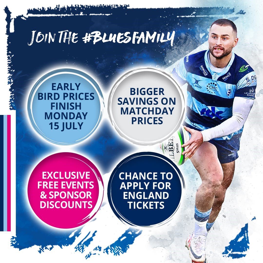 BedfordBluesRFC's tweet photo. 💥 Entertainment Guaranteed 🚀
🙌 Innovative Exclusive Benefits 🤩
🪑 Only Way To Guarantee A Seat 💪
💰 Massive Savings 🤝
🔵 Bedford Blues Joué 🔥

🎫 Get your Season Ticket - just over two weeks of Early Bird prices left ➡️ https://t.co/CGsMMaCng6

#SeasonTicket #BluesFamily https://t.co/3DFznY4kIq