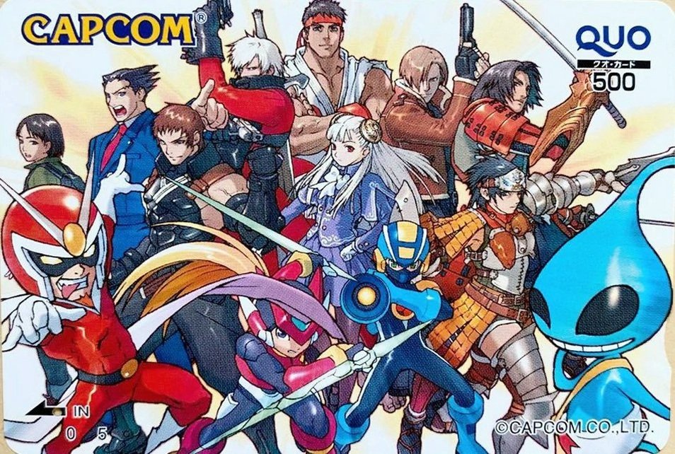AtomRenegade's tweet photo. Capcom promo image circa 2005. Here we can see Tokio from Crimson Tears. I'd preferred if they used Asuka instead of him of course. This also proves Capcom still owns the rights to the series. 
#capcom #crimsontears #クリムゾンティアーズ https://t.co/PWkVbz8LSU