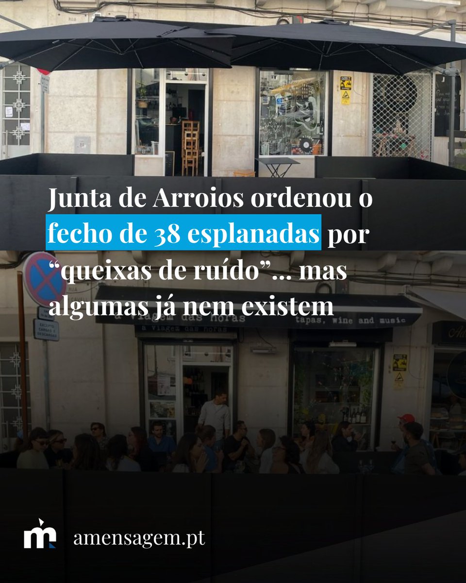 Vários comerciantes de Arroios foram surpreendidos com o anúncio da Junta de Freguesia que ordena a retirada de esplanadas que nasceram em lugares de estacionamento durante a pandemia. Alegam queixas dos moradores 👇🏼