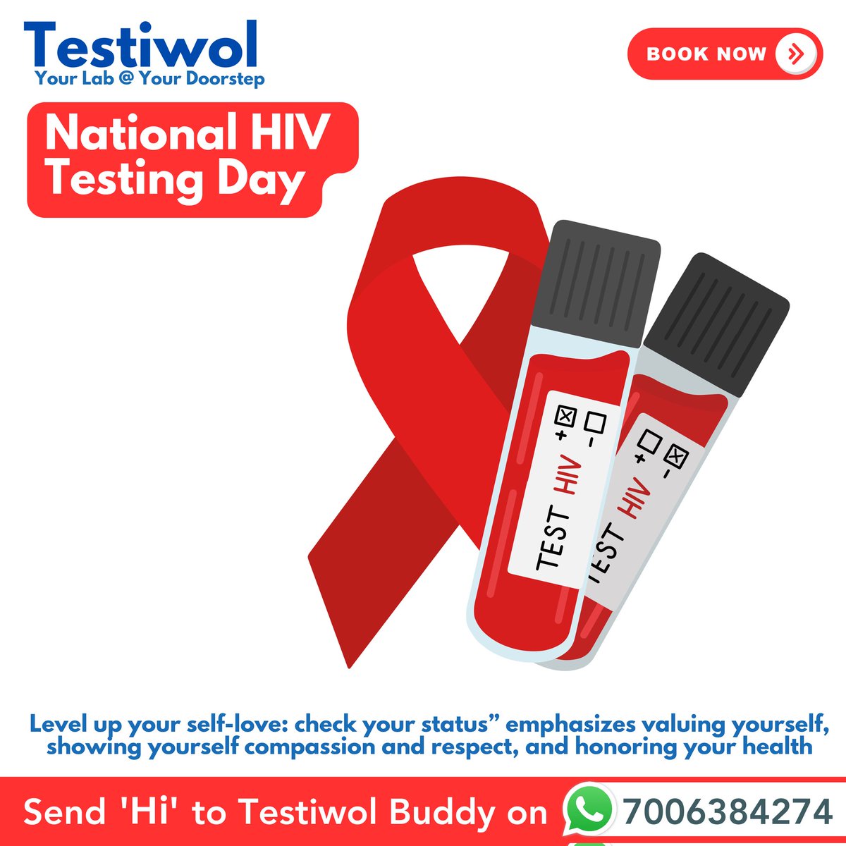testpharma_'s tweet photo. Level up your self-love: check your status” emphasizes valuing yourself, showing yourself compassion and respect, and honoring your health
#testdoc #testiwol #testpharma #testdoc #Testlo #blooddonations  #blooddonationdrive   #blooddonationchallenge #aids #hiv https://t.co/1nogXqDtAe
