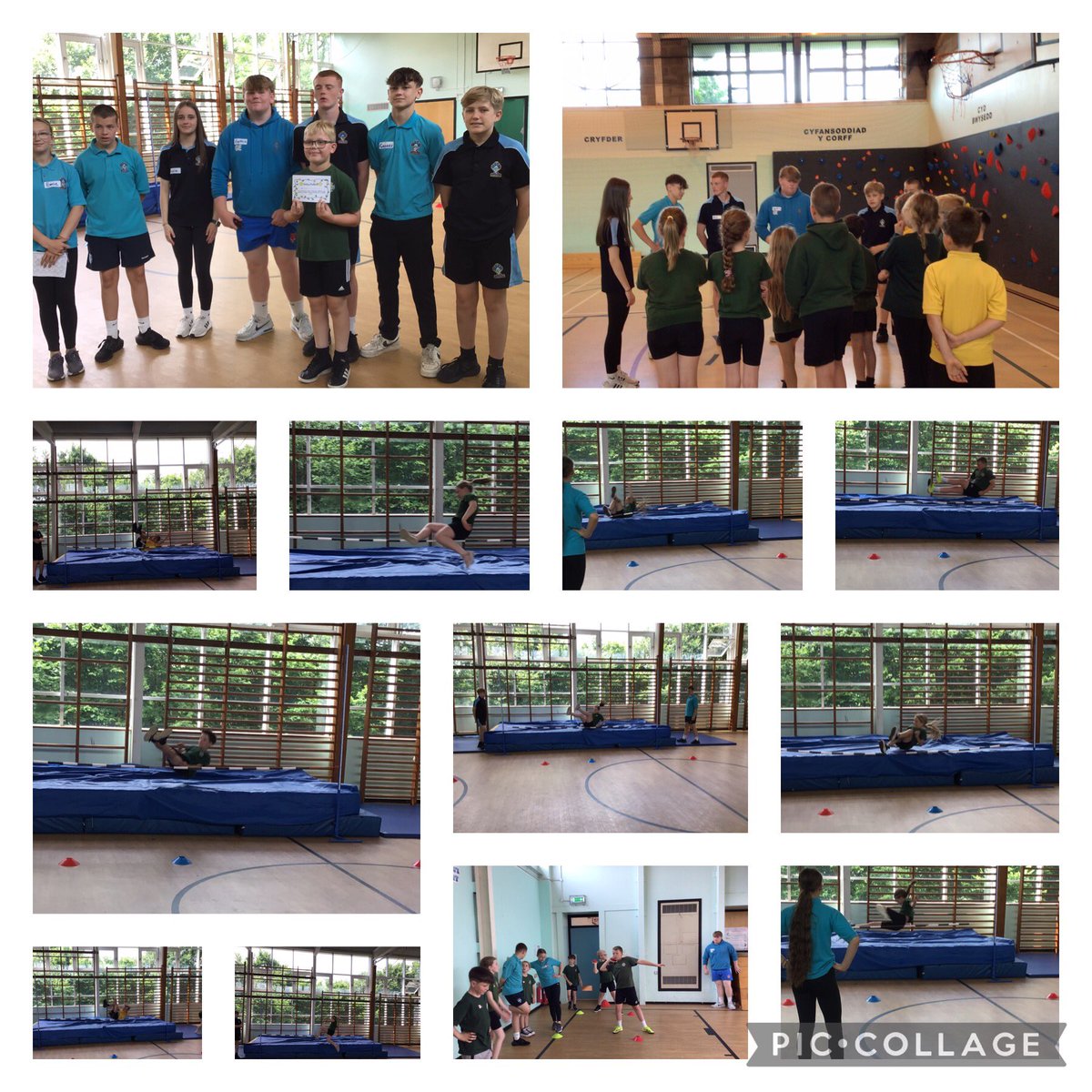 MrsWilliams_YCS's tweet photo. Diwrnod pontio hyfryd i flwyddyn 5 yn Llangynwyd heddiw - technoleg, drama, addysg gorfforol a chelf. Diolch!
A great transition day for year 5 in Llangynwyd today - technology, drama, PE and art.#timllan @ysgolcynwydsant @yggllangynwyd https://t.co/eCxsz7Sne8