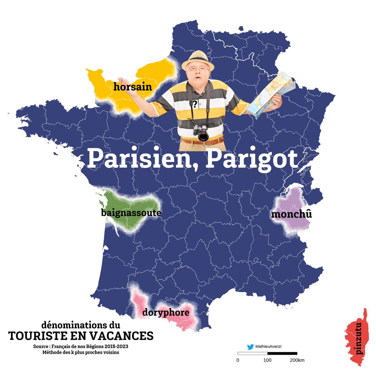 Les vacances approchent, les touristes vont commencer à affluer. Comment vous les appelez chez vous ?