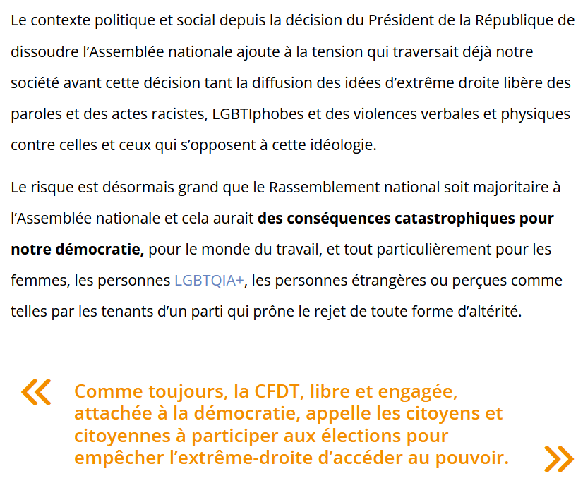 CNaveBekhti's tweet photo. Aujourd'hui, avec @LaetitiaAresu je siégeais au #CSAMEN @education_gouv . Retrouvez la déclaration liminaire de la #CFDTEducationFormationRecherchePubliques lue ce matin https://t.co/uYpR5Zy64T
#StopDiscri #NonAuRacisme #JeVoteContreLExtremeDroite #JeVotePourLaDémocratie https://t.co/bs2prKtzrX