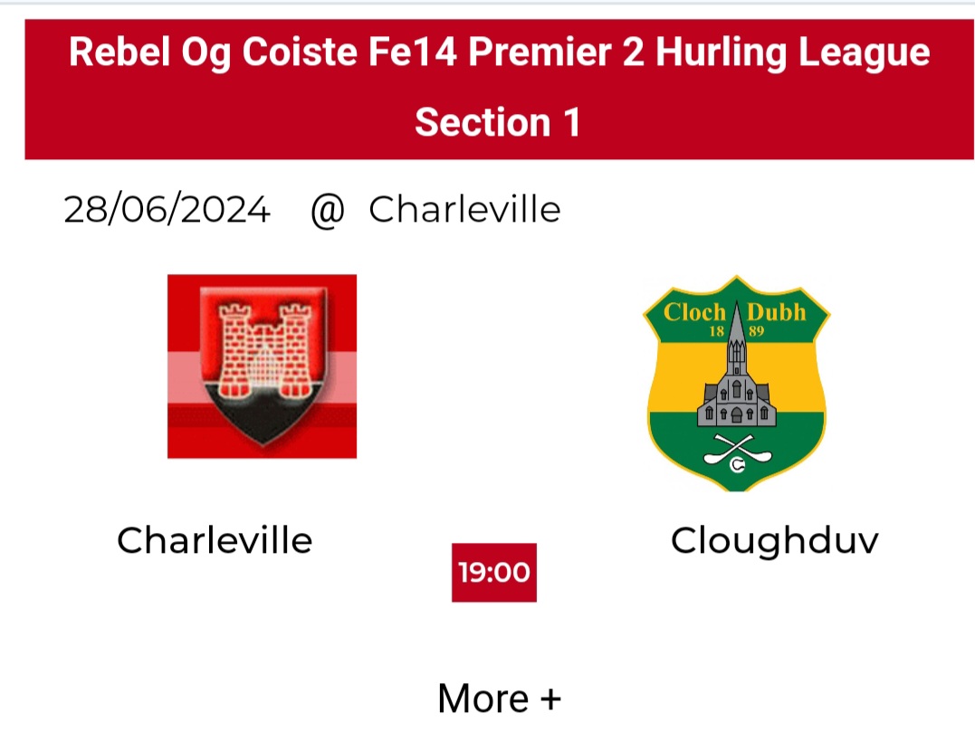CloughduvHurlin's tweet photo. Here are the upcoming Cloughduv fixtures. All the best to our players and coaches. Please support. #cloghdubhabú 🟩🟨 https://t.co/WceJR7rsXB