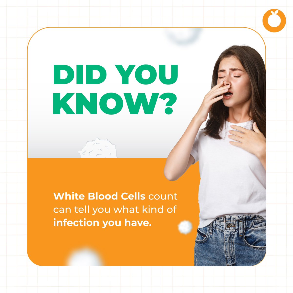 OrangeHealth_'s tweet image. Many people wrongly believe that WBC count goes up in every disease. 

WBC count goes up in a bacterial infection but it actually drops in a viral like Dengue 🦟. It is this reduction in number of WBCs that causes weakness. 
#dengue #bangalorenews #denguetest #denguetreatment