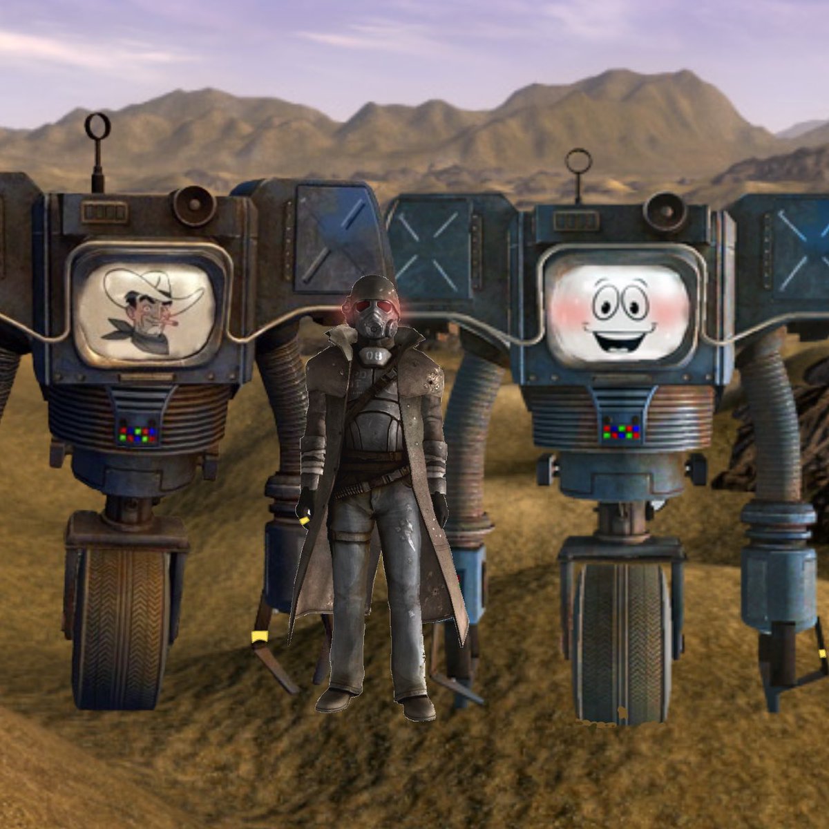 You have power armor? Well I have two robot husbands, get fucked noob!