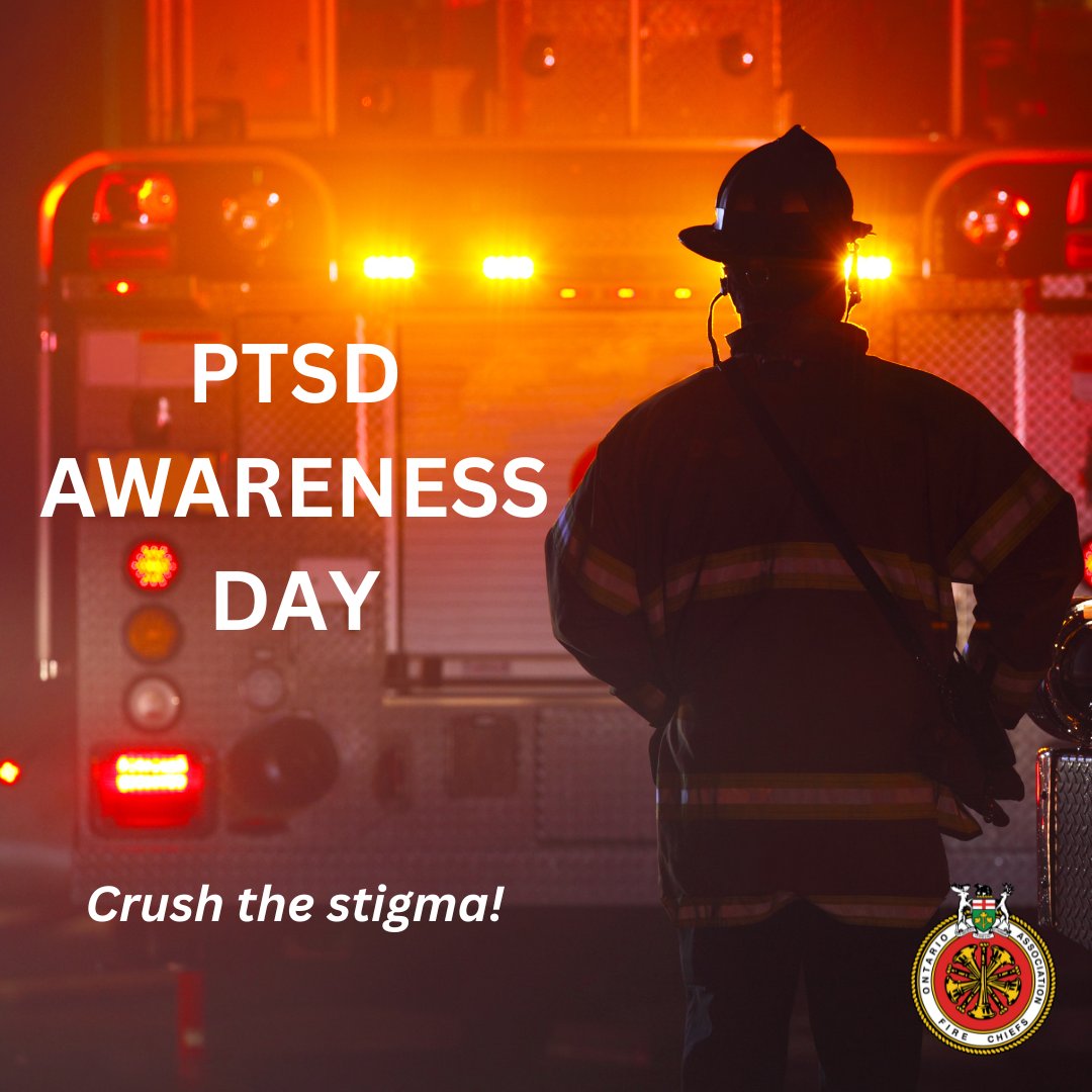 June 27th is Post-Traumatic Stress Disorder (PTSD) Awareness Day. Remember you are not alone.  #crushthestigma