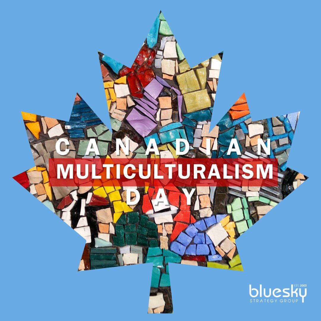 blueskygroup's tweet image. #CanadianMulticulturalismDay is a celebration of the diverse cultures that make this country vibrant and unique. We are #StrongerTogether. #Diversity #Inclusion #Canada 🍁