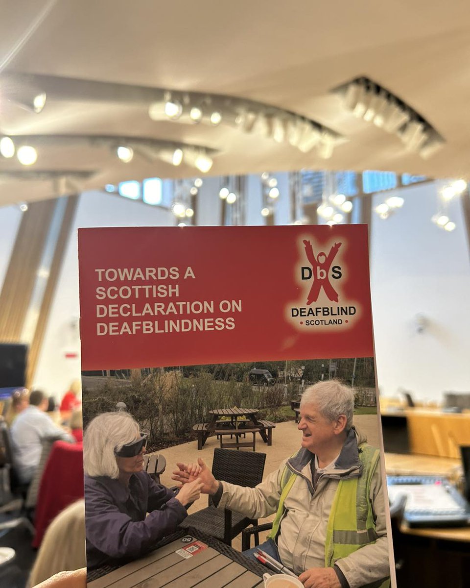 dbscotland's tweet photo. Our ‘Seen and Heard: Recognising and Defining Deafblindness’ event at the Scottish Parliament was a success! 

Thank you to all of our speakers! And a special thank you to everyone who attended the event, we really appreciate all the support.

#DefiningDeafblindness https://t.co/OyCJyCJOor