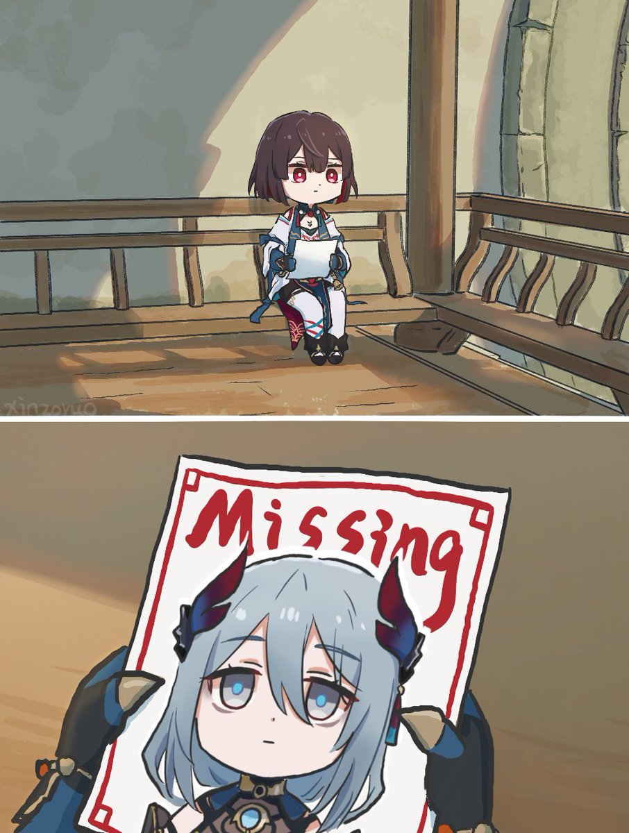 xinzoruo's tweet image. My dear sister！
#Xueyi #Shenhe #Yelan