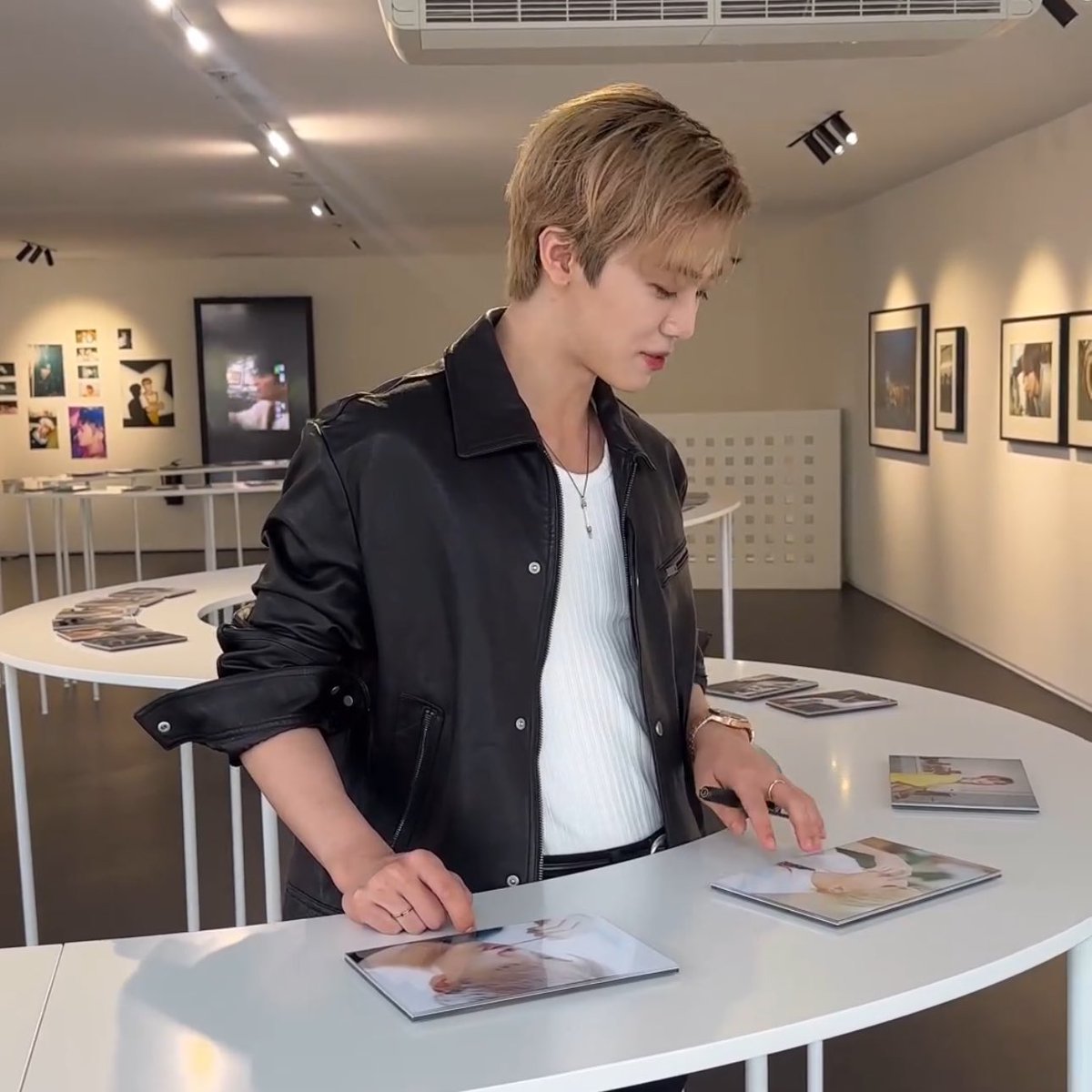 photographer jaemin at his 1st ever photo exhibition: NARCISSISM