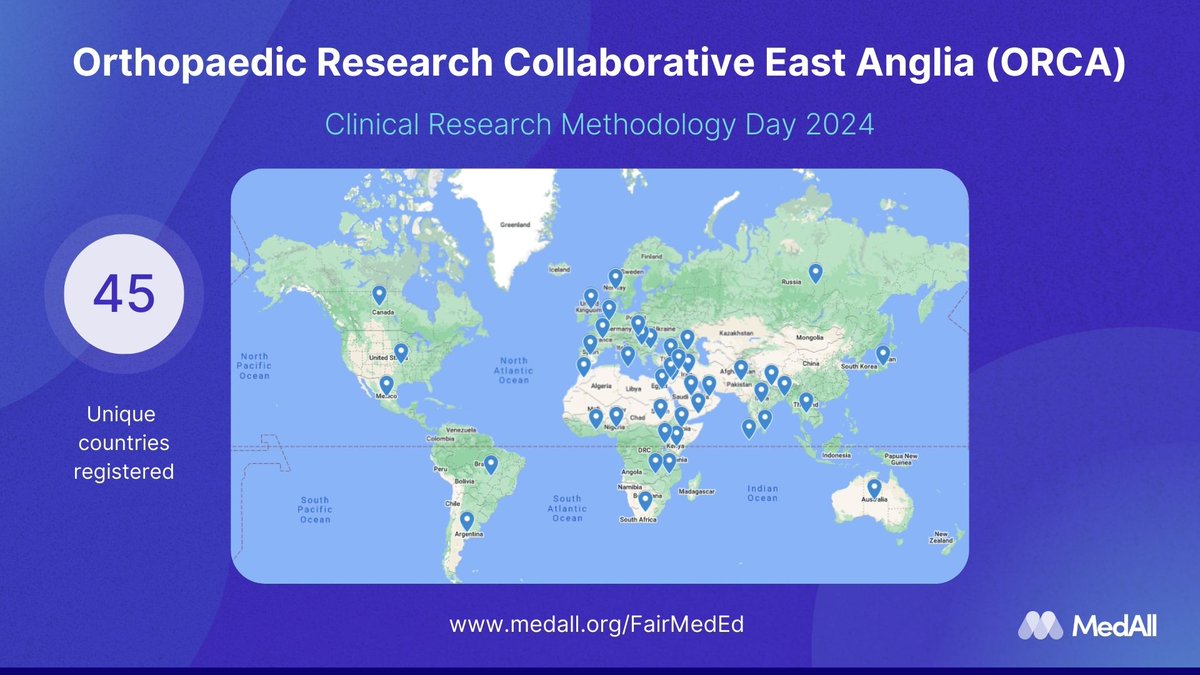 Orthopaedic Research Collaborative east Anglia (@orcapaedics) on Twitter photo Fantastic start to the day with
<a href="/CambridgeHipDoc/">Vikas Khanduja</a>, <a href="/mkrkovic/">Matija Krkovic</a>, <a href="/Dinosaur_MD/">Seper Ekhtiari MD MSc FRCSC</a> ,
<a href="/ChrisServant65/">Chris Servant</a> and <a href="/MyKneeSurgeon/">Arman Memarzadeh</a>
Truly international audience for these brilliant speakers
Thank you to <a href="/MedAllApp/">MedAll</a> for hosting and their responsive and helpful support during the meeting Fantastic start to the day with
<a href="/CambridgeHipDoc/">Vikas Khanduja</a>, <a href="/mkrkovic/">Matija Krkovic</a>, <a href="/Dinosaur_MD/">Seper Ekhtiari MD MSc FRCSC</a> ,
<a href="/ChrisServant65/">Chris Servant</a> and <a href="/MyKneeSurgeon/">Arman Memarzadeh</a>
Truly international audience for these brilliant speakers
Thank you to <a href="/MedAllApp/">MedAll</a> for hosting and their responsive and helpful support during the meeting