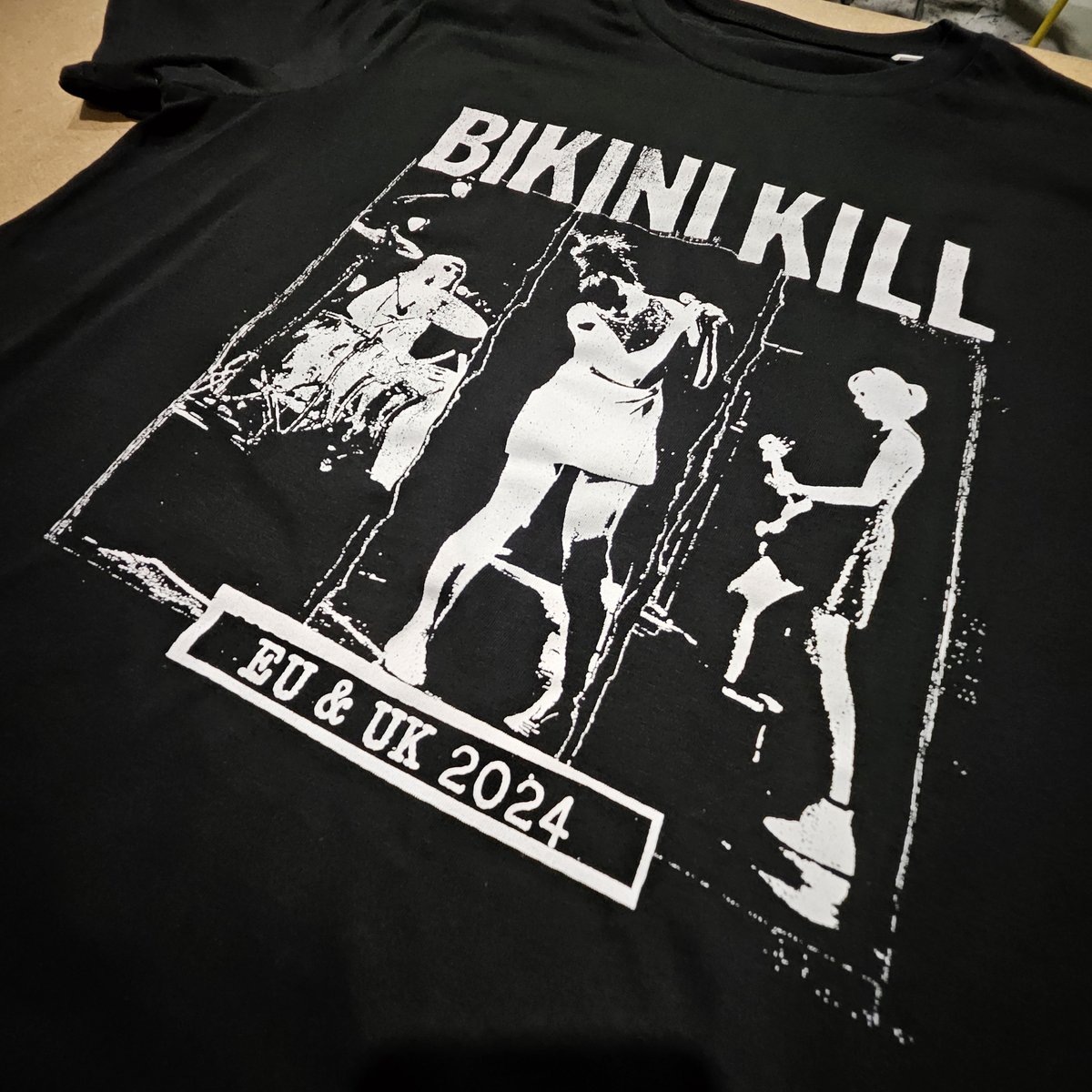 decomerch's tweet photo. 𝐁𝐢𝐤𝐢𝐧𝐢 𝐊𝐢𝐥𝐥 2024 EU tour merch! Printed with love by 𝐝𝐞𝐜𝐨.
Eco water-based screen prints on Stanley/Stella organic cotton tees.

Missed out? Buy now while stocks last at https://t.co/jcXbvwGZpz

#bikinikill #eco #bandmerch https://t.co/a6mYLfUMGj
