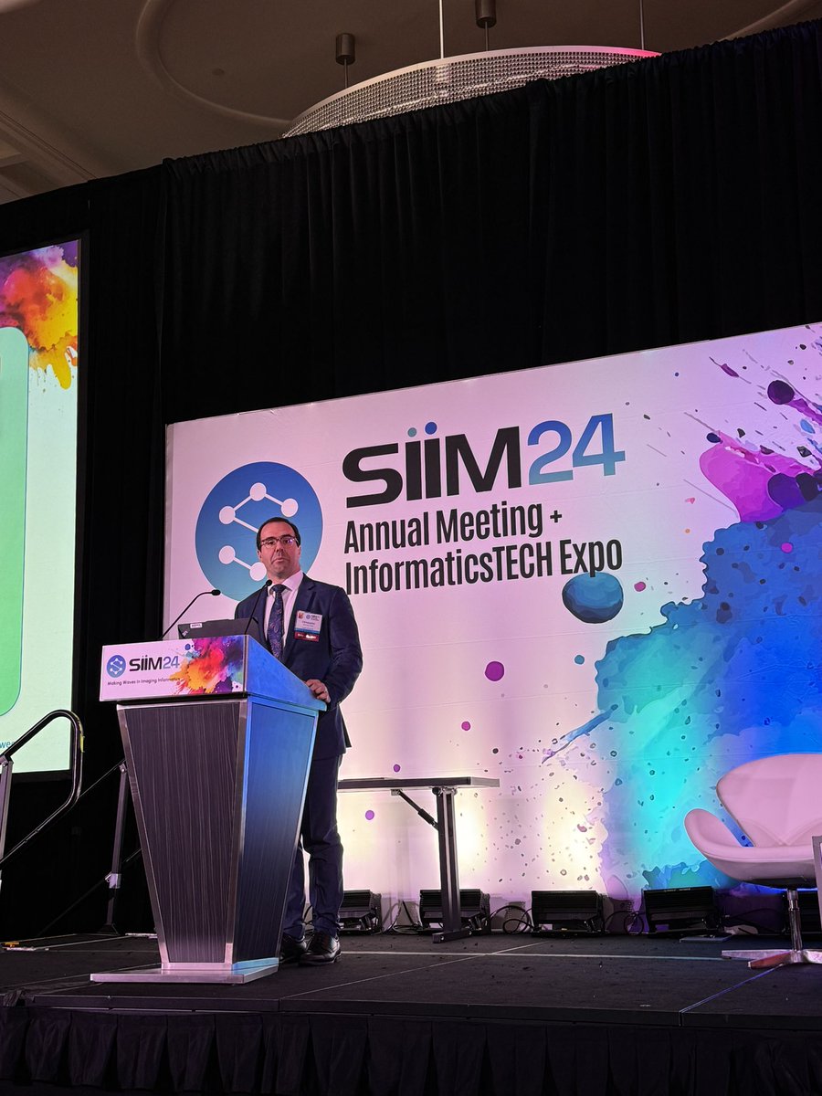 #SIIM24 is underway! <a href="/ChrisRothMD/">Christopher J. Roth</a> introducing the fantastic program that he and the program committee have put together.