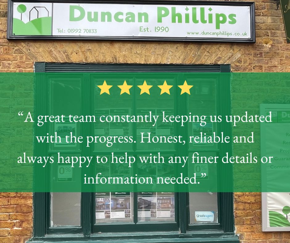 If you are satisfied by your experience with us, feel free to leave a review. ⭐⭐⭐⭐⭐

Contact our Sales &amp; Lettings Team today!

📲 01992 701 133
📧Info@duncanphillips.co.uk

#duncanphillips #estateagent #reviews #positivefeedback #sales #lettings #walthamabbey #sunstreet