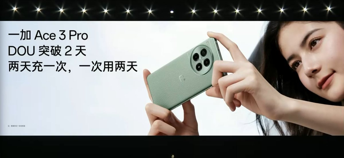 SujanTharu66's tweet image. OnePlus Ace 3 Pro is equipped with a 6100mAh glacier battery, a long-life version of 100W fast charging, which can charge 52% in 15 minutes and 100% in 36 minutes, and is equipped with a SUPERVOOC S power management chip.
#oneplusace3pro #oneplus