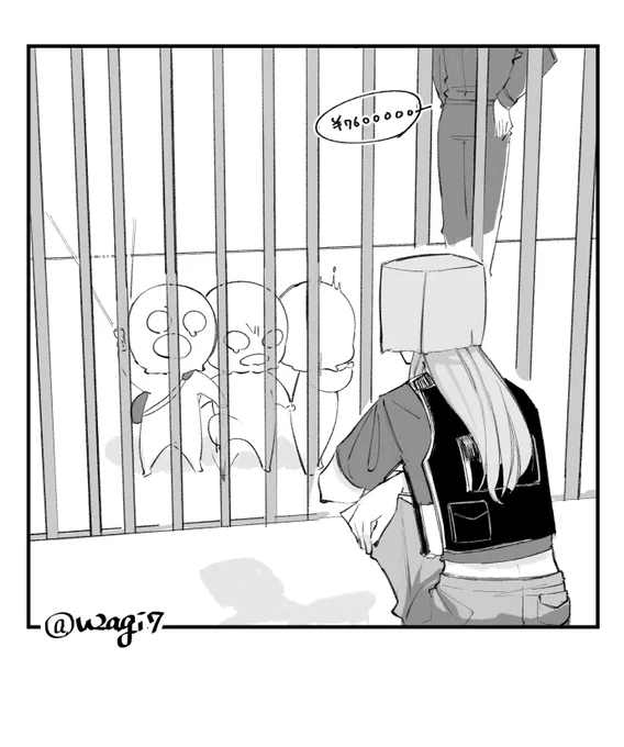 空き巣三人衆と警察のとある一場面

#ストグラファンアート 
