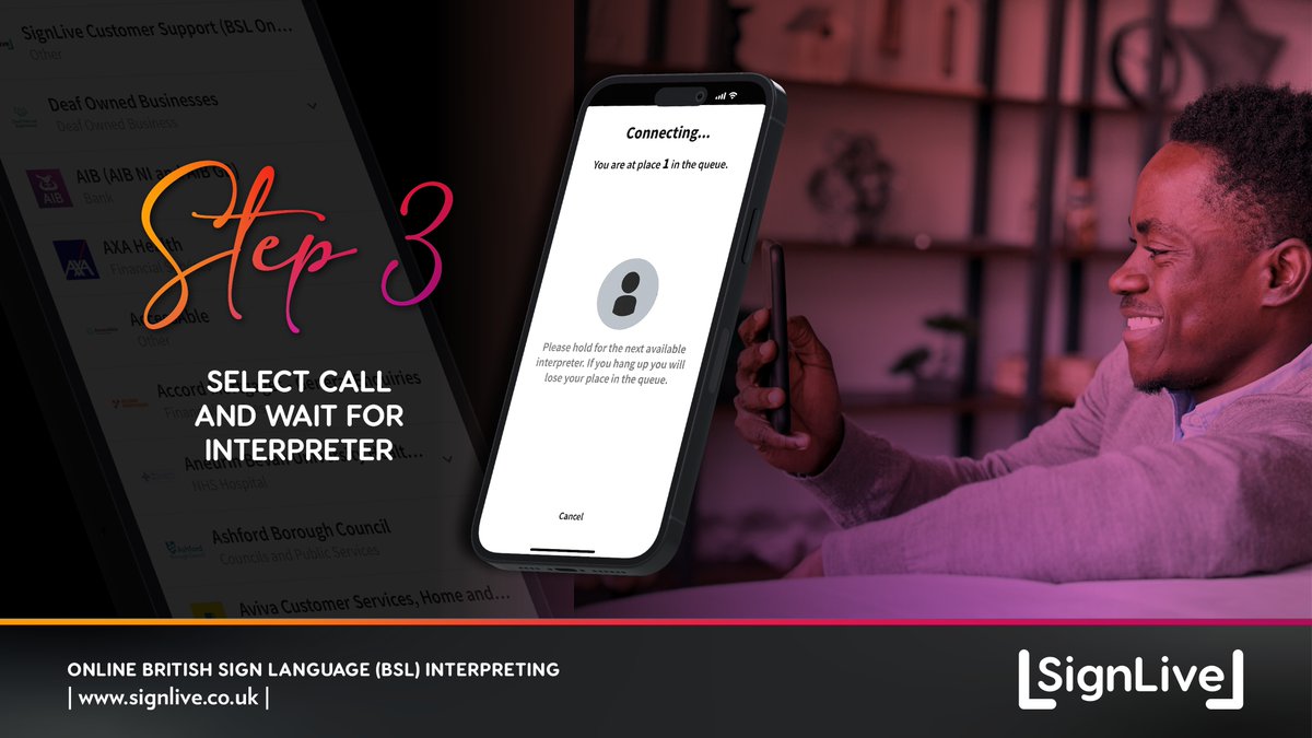 SignLiveUK's tweet image. If you are unsure about finding a company to contact in our SignLive Community Directory, here is a simple step by step guide on how to use it. We have 120 plus organisations for you choose from and all BSL calls are FREE!

#CommunityDirectory #DeafAccess #BSLInterpreting