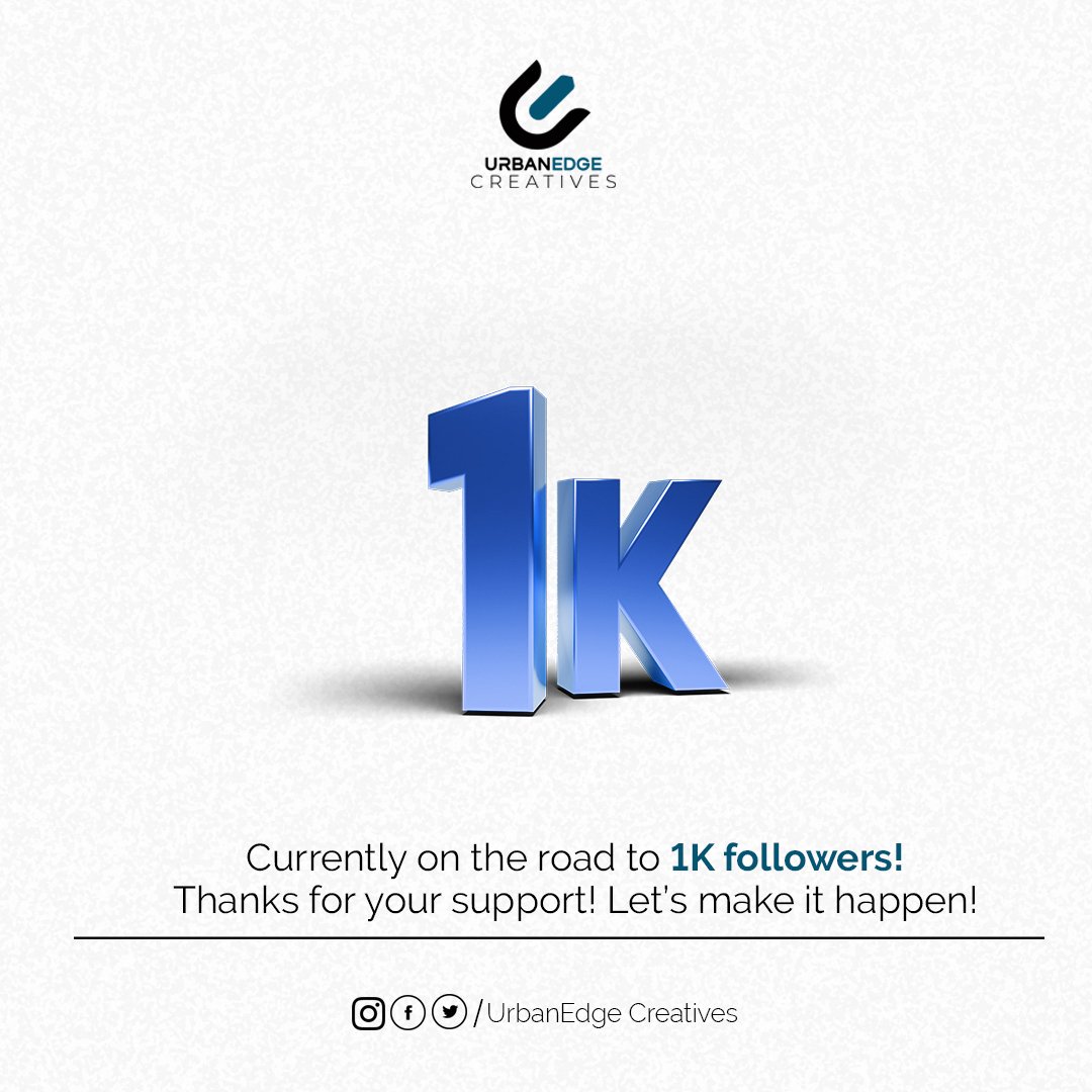 UrbanEdge21's tweet photo. We are still on our road to 1K followers campaign. For queries, you can reach us on WhatsApp via:
+260776531554

Tomorrow Friday, 30 retweets on this and admin will post some airtime. https://t.co/brpcOKFvH1