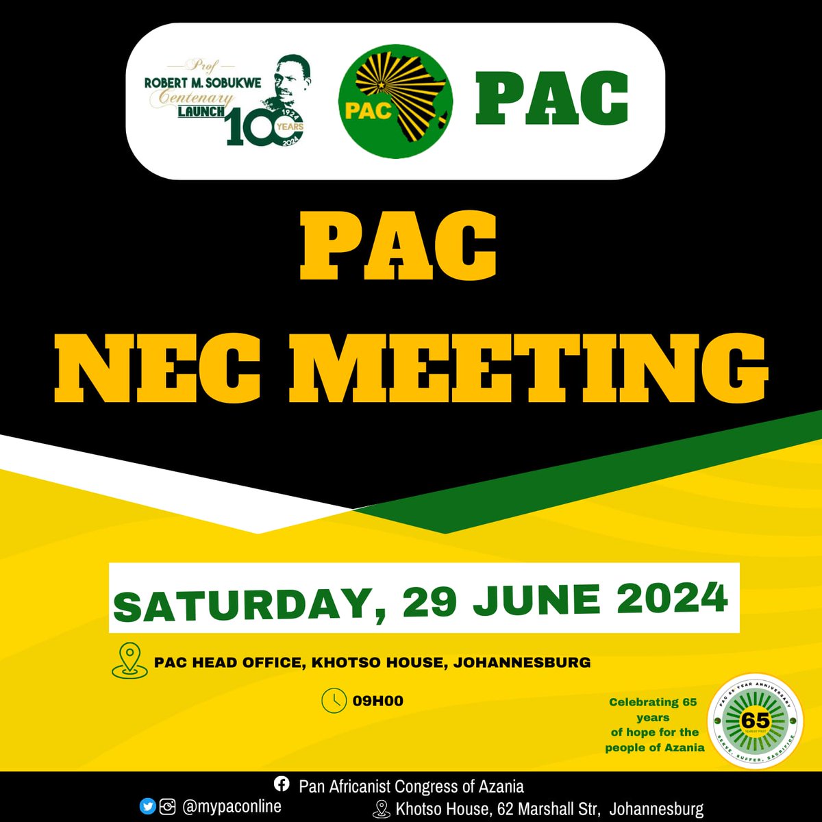 Pan Africanist Congress of Azania (PAC) tweet media