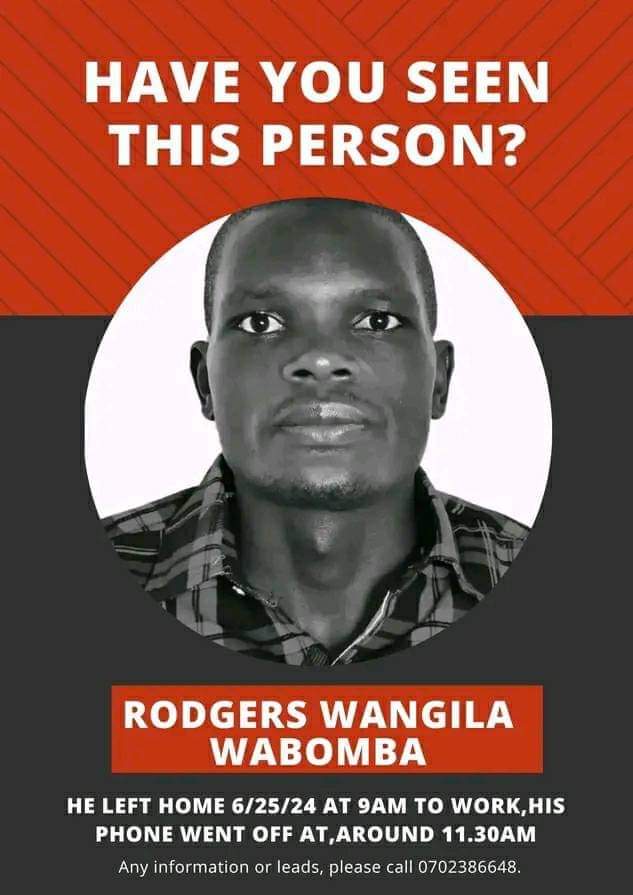 Masindendamwe's tweet photo. Former president of Meru university student council. Last seen around parliament buildings on Tuesday. Retweet. https://t.co/DrkdCXffLV