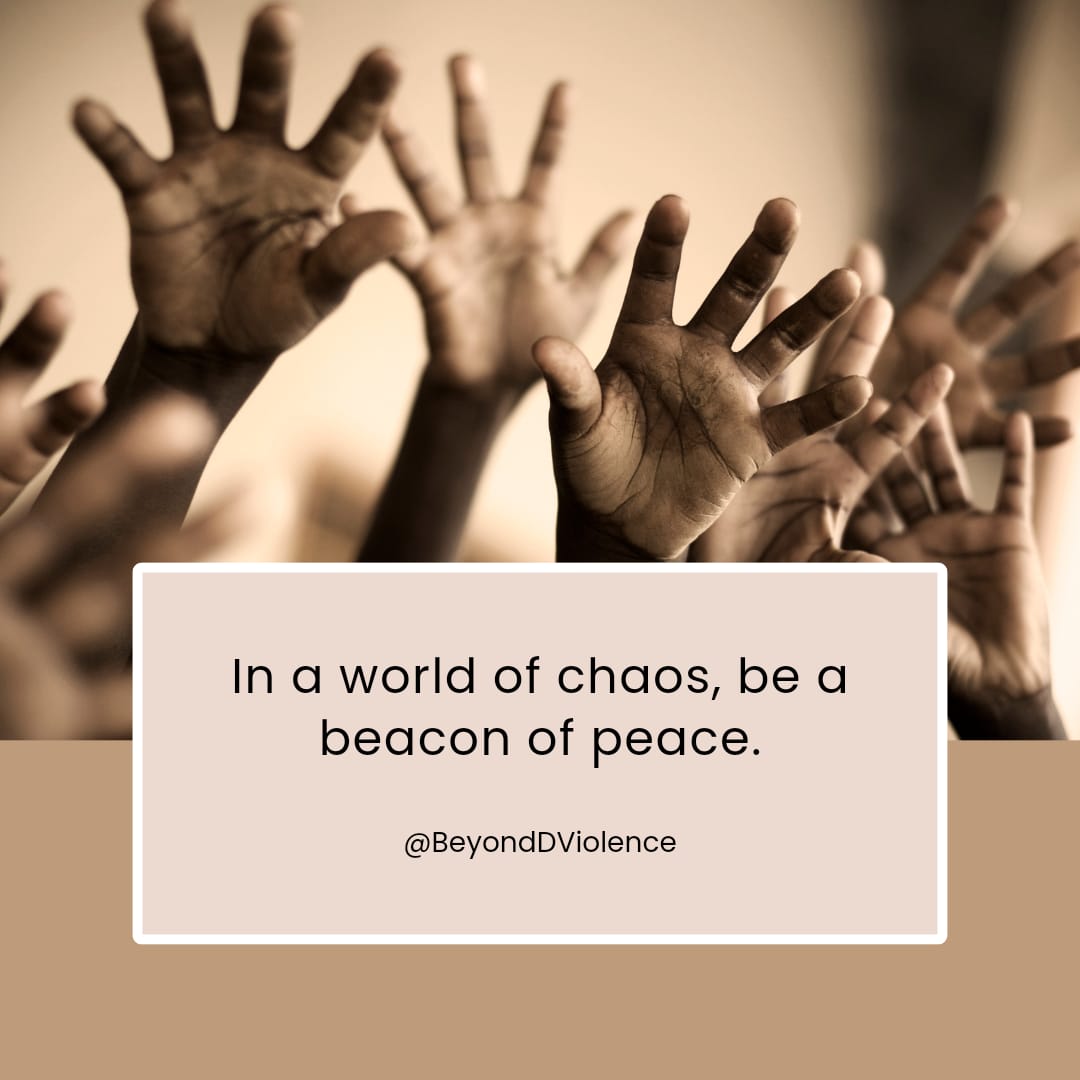 BeyondDViolence's tweet photo. "In a world of chaos, be a beacon of peace."

#ElectoralViolence undermines our democracy and future. Let's stand together and promote peace, tolerance, and unity during elections.

Every voice counts in creating a peaceful Ghana 🇬🇭.  
#BeyondDViolence https://t.co/mxEESCMoDj